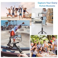 Multifunctional Mobile Phone Gimbal Stabilizer with Live Video and Selfie Stick thumbnail