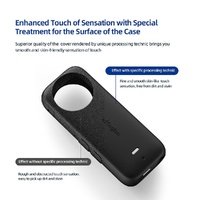 Amagisn Silicone Protective Cover for Insta360 X3 Body - Lens Case (Black) thumbnail