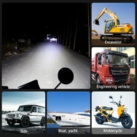 Cs - 1242A1 Car 4 Inch Square 32Leds Highlight Work Light Modified Front Bumper Lamp Spotlight thumbnail
