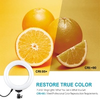 Live Broadcast Dual Phone Bracket with 70cm Tripod & 6.2 Inch 16cm Led Ring Light Kit thumbnail