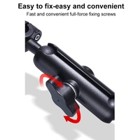 25mm Ballhead Car Seat Mount for Action Cameras with Phone Clamp and Anti-lost Case thumbnail