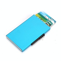 Aluminum Rfid Blocking Credit Card Holder - Red thumbnail