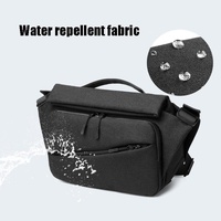 Waterproof Men Messenger Bag With Usb Charging Port Multifunctional Design - Dark Blue thumbnail