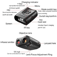 Portable Digital Night Vision Binoculars With 3-Inch Hd Lcd Screen thumbnail