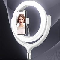 12 Inch Desktop Fill Light Beauty Bracket for Landing Headlights - White thumbnail
