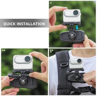 360 Degree Swivel Backpack Clip for Magnetic Action Camera Mount thumbnail