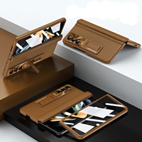 Foldable Full Body Case for Samsung Galaxy z Fold 4 / 5g - 360 Degree Folding - Coffee thumbnail