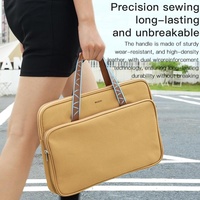 Waterproof Oxford Cloth Laptop Bag - 14 Inch - Yellow thumbnail