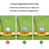 360-degree Rotatable Golf Ball Scriber with 2 Pens - Draw Five Lines thumbnail