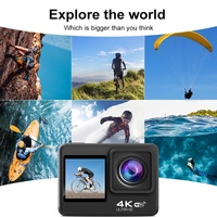 Outdoor Waterproof Dual Screen Wifi Sports Camera with Anti-shake Hd Video thumbnail