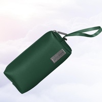 Waterproof Laptop Accessory Bag - Pu Leather - Black thumbnail