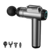 Intelligent 6-Speed Fascia Massager With 4 Heads - Gray thumbnail