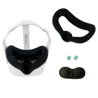 Silicone Vr Eye Mask Lens Cover Set for Oculus Quest 2 - White thumbnail