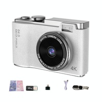 Retro Kids Camera With Dual-Lens 4K Hd Ccd - 2.4 Inch - White thumbnail