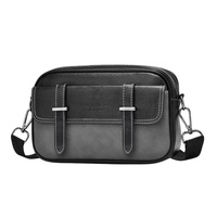 Waterproof Shoulder Crossbody Bag For Men Wear Resistant Design - Black thumbnail