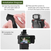 Portable Sunshade Hood for Dji Pocket 3 Screen Protection thumbnail