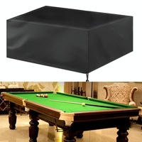 Water-repellent Billiard Table Cover - 225x116x82cm - Black thumbnail