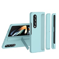 Detachable Pen & Phone Case for Samsung Galaxy z Fold 4 - 2 in 1 - Green thumbnail