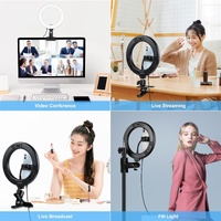 7.9 Ring Selfie Light with Dual Colour Led for Vlogging & Photography thumbnail