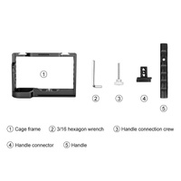 Sony Alpha 7C Video Camera Cage With Handle thumbnail