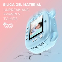 Instant Print Camera for Kids with Dual Lens and 2.4-inch Screen - Blue thumbnail