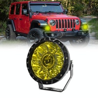 55W 6000Lm / 6000K Off - Road Vehicle Round Work Light - Yellow thumbnail