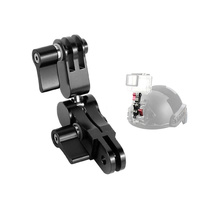 360 Degree Rotating Mount Adapter for Gopro Hero11 - Aluminium Alloy - Blue thumbnail