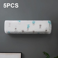 5-pack Hanging Ac Dust Cover - 95x20x31cm - Thickened - Green Plant Fairy thumbnail