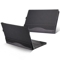 Protective Laptop Case for Hp Envy X360 15 Leather - Black thumbnail