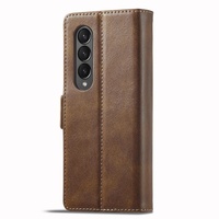 Rfid Leather Phone Case for Samsung Galaxy z Fold 4 / 5g - Secure & Stylish - Red thumbnail