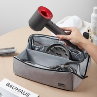 Waterproof Hair Dryer Storage Bag Large Capacity - Black thumbnail