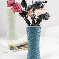 Hydroponic Drop-resistant Flower Vase for Dry and Wet Arrangements - Pink thumbnail
