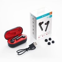 Waterproof Wireless Bluetooth Earphones - Stereo 5.0 - Black thumbnail