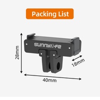 Magnetic Adapter Mount for Dji Action Cameras - Compatible with Action 2 3 and 4 thumbnail