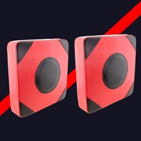 Thickened Square Boxing Wall Target - Magic Stickers - 40X40X10 - Red Black thumbnail