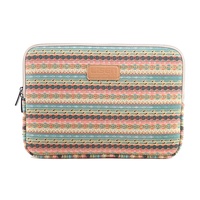 12 Inch Lingge Laptop Liner Bag - Pattern Design - Blue Pattern Diamond Lattice thumbnail