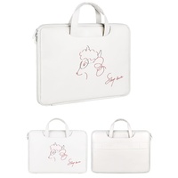 14.1-15.4 Inch Lightweight Printed Laptop Bag in Pu Material - Watermelon thumbnail