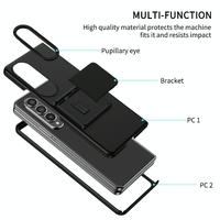 Foldable 3d Design Phone Case for Samsung Galaxy z Fold 4 / 5g - Red thumbnail