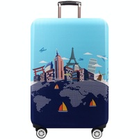 Thickened Luggage Cover - Elastic Wear-resistant Anti-dust Protection - Size l - European Sights thumbnail