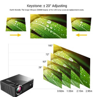 Smart Projector 1800 Lumens 720P / 1080P Hd Hdmi / Usb / Vga / Av / Sd - Black thumbnail