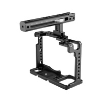 Panasonic Lumix Dc-S1H / Dc-S1 / Dc-S1R Camera Cage Stabilizer With Handle - Black thumbnail
