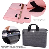 15.6 Inch Laptop Handheld Briefcase Storage Bag - no Shoulder Strap - Grey thumbnail