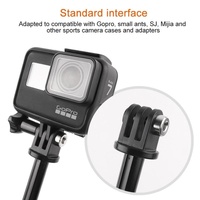Mini Tripod for Gopro Insta360 Dji Action Cameras - Black thumbnail