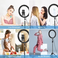 11.8 Dual Colour Led Ring Light with Phone Clamp - 3 Modes thumbnail