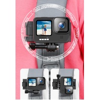 360 Degree Rotating Quick Release Backpack Strap Mount for Gopro Hero 12 thumbnail