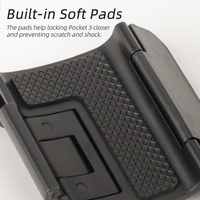 Foldable Dual Hooks Adapter for Dji Pocket 3 - Protective Case Bracket thumbnail