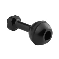 Universal 1 / 4 Ball Adapter for Action Cameras - Compatible with Gopro Insta360 Dji and More - 2.5cm Diameter - Black thumbnail