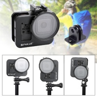 Aluminum Alloy Protective Cage with Insurance Frame and 52mm Uv Lens for Gopro Hero8 thumbnail