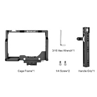 Filmmaking Rig With Handle For Nikon Z6 / Z7 - Black Cage thumbnail