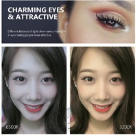 6.2 Led Ring Light with Usb 3 Modes Dimmable Vlogging Photography Video Pocket Tripod Mount Cold Shoe Ball Head Black thumbnail